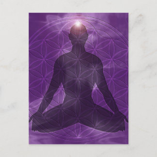 Carte Postale Couronne Chakra Sahasrara