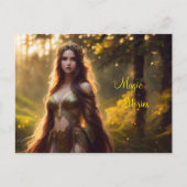 Carte Postale couronne de couleur vive face princesse nature dry (Devant)