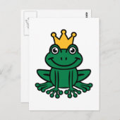 Carte Postale Couronne de grenouille (Devant / Derrière)