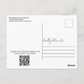 Carte Postale Couronne de Laurier Rustique en Papier Kraft Invit (Dos)