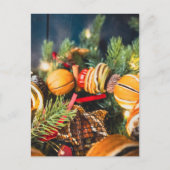 Carte Postale Couronne de Noël (Devant)