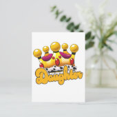 Carte Postale Couronne de rois fille (Debout devant)