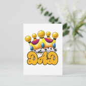 Carte Postale Couronne de rois papa (Debout devant)