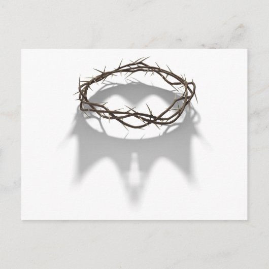 Carte Postale Couronne D'Eaux Avec Ombre De Couronne Royale (Devant)