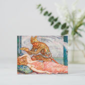 Carte Postale Couronne d'or pour la Fée Princesse de l'Aube (Debout devant)