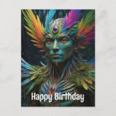 Carte Postale Couronne emplumée des esprits de la forêt (Devant)