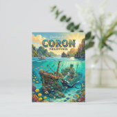 Carte Postale Couronne Philippines (Debout devant)