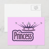 Carte Postale Couronne princière pourpre (Devant / Derrière)