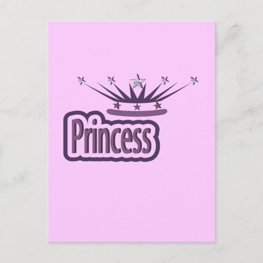 Carte Postale Couronne princière pourpre (Devant)