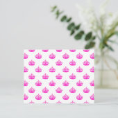 Carte Postale Couronne Rose (Debout devant)