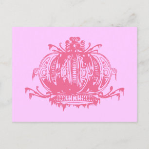 Carte Postale Couronne rose gothique pourrie