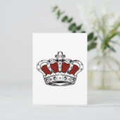 Carte Postale Couronne - Rouge (Debout devant)