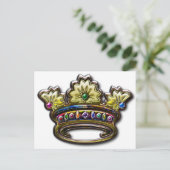 Carte Postale Couronne royale (Debout devant)