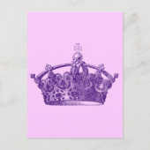 Carte Postale Couronne royale pourpre (Devant)