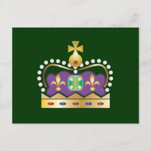 Carte Postale Couronne royale traditionnelle