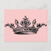 Carte Postale Couronne royale vintage (Devant)