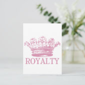 Carte Postale Couronne Vintagec - Pourcentage (Debout devant)