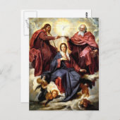 Carte Postale Couronnement de la Vierge (Devant / Derrière)