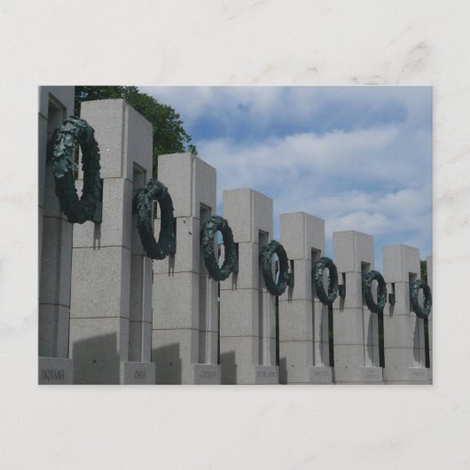Carte Postale Couronnes commémoratives de la Seconde Guerre mond (Devant)