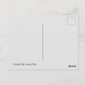 Carte postale Courrier (Dos)