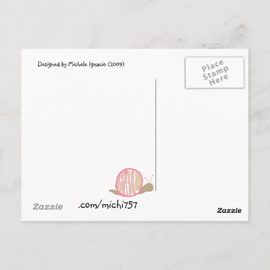 Carte postale Courrier (Dos)