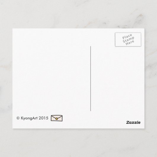 Carte postale Courrier (Dos)