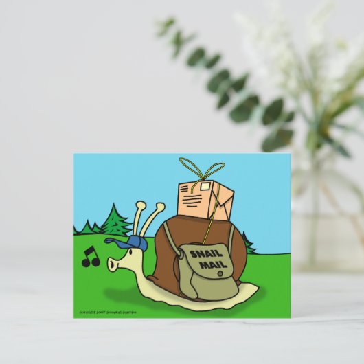 Carte postale Courrier (Debout devant)