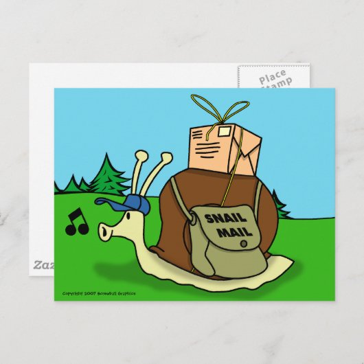 Carte postale Courrier (Devant / Derrière)