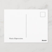 Carte postale COURRIER (Dos)