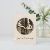 Carte Postale Courrier 1908 (Debout devant)