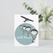 Carte Postale Courrier aérien (Debout devant)