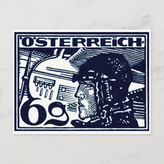 Carte Postale Courrier aérien autrichien 1925 (Devant)