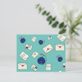 Carte Postale Courrier autour du monde (Debout devant)