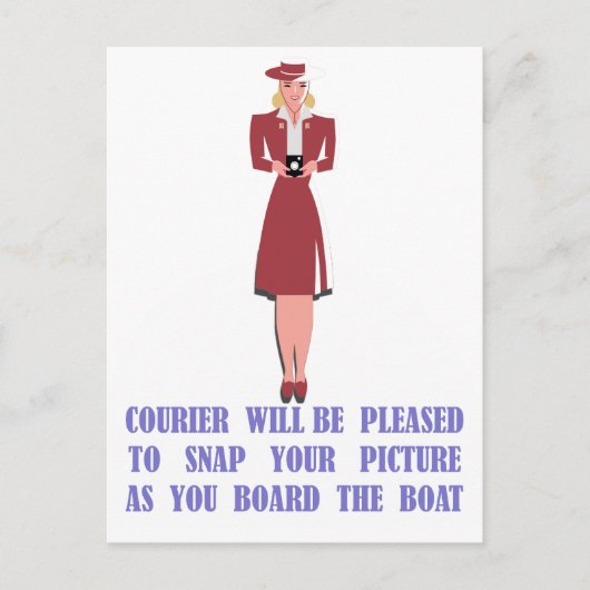 Carte Postale Courrier Catalina (Devant)