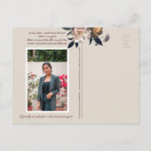 Carte Postale Courrier de l'agent immobilier de repli (Dos)