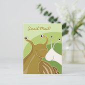 Carte Postale Courrier d'escargot ! (Debout devant)