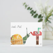 Carte Postale Courrier d'escompte (Debout devant)