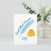 Carte Postale Courrier d'escompte (Debout devant)