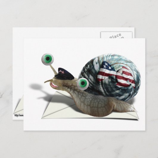 Carte Postale Courrier d'escompte (Devant / Derrière)