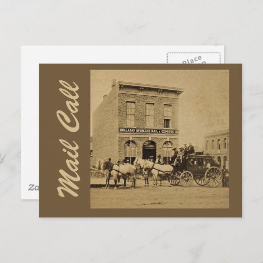 Carte Postale Courrier d'expédition (Devant / Derrière)