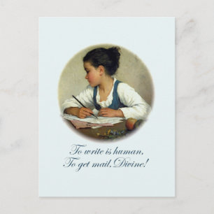 Carte Postale Courrier divin