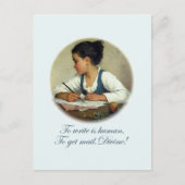 Carte Postale Courrier divin (Devant)