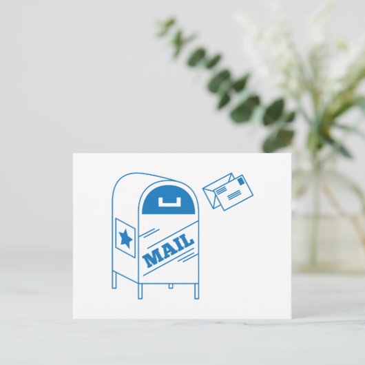 Carte Postale Courrier postal (Debout devant)