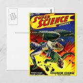 Carte Postale Cours de collision ! (Devant / Derrière)