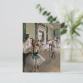 Carte Postale Cours de danse Edgar Degas (Debout devant)