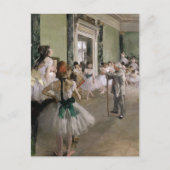 Carte Postale Cours de danse Edgar Degas (Devant)