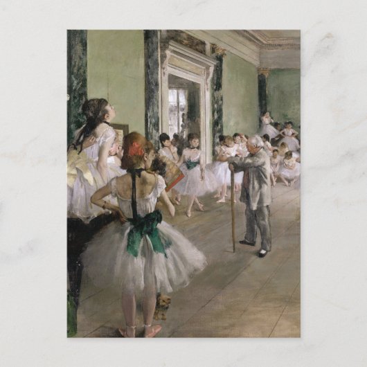 Carte Postale Cours de danse Edgar Degas (Devant)