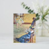 Carte Postale Cours de danse, la salle de danse par Edgar Degas (Debout devant)