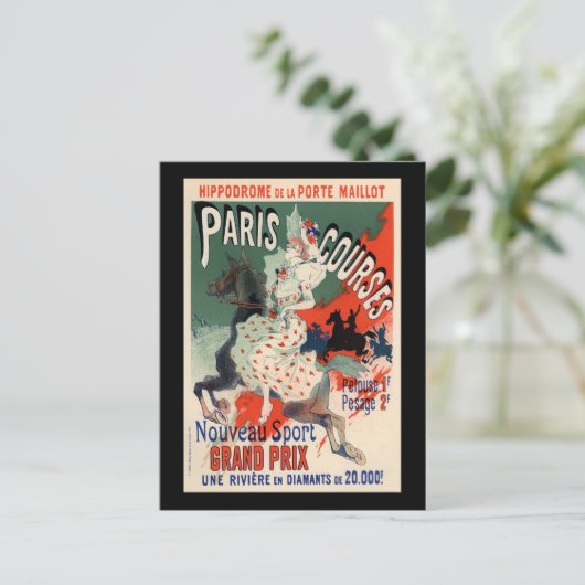 Carte Postale Cours de Paris (Debout devant)