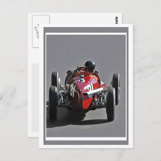 Carte Postale Course (Devant / Derrière)